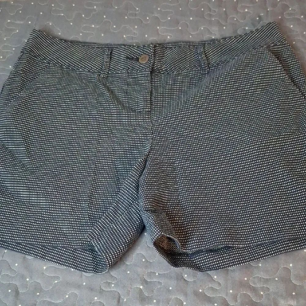 The Limited Blue and White Dotted Women's Shorts size 12